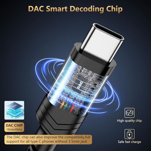 لكابل Samsung A17 USB C إلى 3.5 ملم صوت Aux Jack كابل 4FT ملفوف من النوع C إلى 3.5 ملم سلك ستيريو للسيارة لهاتف Galaxy A36 S25 Ultra Edge A16 Z Flip7 Fold7 S24 S23، iPhone 17 Pro Max Air 16e 16 Pro Max 15 in Kuwait