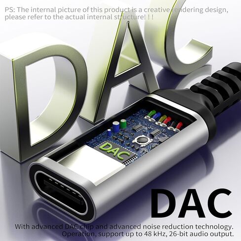 محول 3.5 ملم إلى USB C (2 في 2) لهاتف iPhone 17 16 15 14 13 لايتنينج إلى Aux Audio سماعة رأس جاك كابل مقسم دونجل شاحن سلك شحن السيارة لجهاز Ipad ثنائي الإضاءة DAC متوافق مع سامسونج in Kuwait