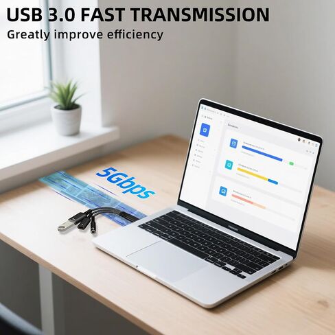 USB C 3.5mm Audio Adapter (3in1) Type C to Aux Headphone for iPhone 17 16 15 USB 3.0 Jack Splitter Cable Cord Charger Dongle OTG Dual Charging for iPad Car Adaptor DAC Compatible for Samsung in Kuwait