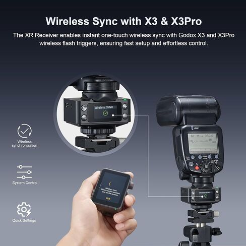 Godox XR 2.4G TTL High Speed Sync Wireless Flash Trigger,Remote Flash Receiver (for Nikon for Canon) in Kuwait