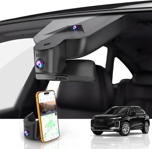 Front 4K Dash Cam fit for Audi (Model A) 2019-2026 A4 A6 Allroad A3 A5 Q5 S4 S6 Q7 A8 S8 TT A7 S5 Q3 S3 S7 RS3 RS5 RS6 e-tron,OEM Look,GPS,Parking Mode,Camera 2160P HDR,5.8G WiFi & App,G-Sensor in Kuwait