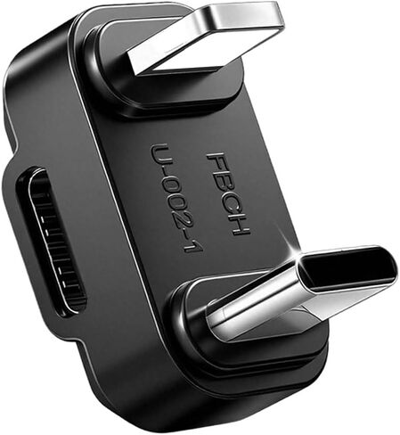 محول OTG لإضاءة الميكروفون على شكل حرف U متوافق مع DJI Mic 3 Mic 2 وDJI Mic mini وغيرها من الميكروفونات اللاسلكية للهاتف 14 13 12 11 8 XS (مع وظيفة الشحن) in Kuwait