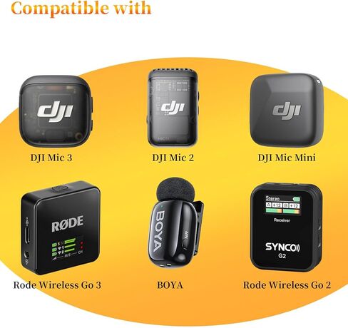 محول OTG لإضاءة الميكروفون على شكل حرف U متوافق مع DJI Mic 3 Mic 2 وDJI Mic mini وغيرها من الميكروفونات اللاسلكية للهاتف 14 13 12 11 8 XS (مع وظيفة الشحن) in Kuwait