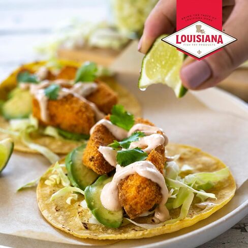 Louisiana Fish Fry, مزيج طلاء السمك المقلي بالهواء، 5 أونصة (عبوة من 6 قطع) in Kuwait