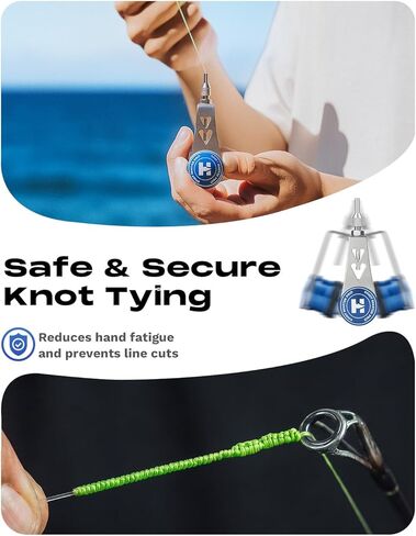 أداة بكرة عقدة HOOK-EZE PR، أداة ربط عقدة الصيد للضفائر إلى القائد (بديل FG)، لفاف خط عقدة مساعدة GT عالي التحمل من أجل ربطات آمنة، معدات وإكسسوارات المياه المالحة البحرية in Kuwait