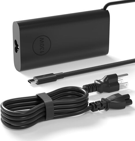 شاحن USB C بقدرة 130 واط متوافق مع الكمبيوتر المحمول Dell Inspiron 16 2 في 1 7640 7630 7620 in Kuwait