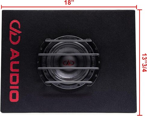DD Audio LEST06d 6.5" 500W Shallow Slim Enclosure Box Subwoofer in Kuwait