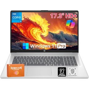 HP 17 inch Laptop 2026 for Business, Intel 10-Core i5-1334U (Up to 4.6GHz), 20GB RAM, 512GB SSD, 17.3" HD+ Anti-Glare, Backlit Keyboard, Fingerprint Reader, Copilot AI, Windows 11 Pro, Accessories in Kuwait