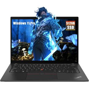 Lenovo Thinkpad T14s (Gen 1) Business Laptop, 14" FHD(1920x1080), Core i7-10610 1.8Ghz-4.9GHz, 16GB DDR4, 512GB SSD, Backlit Keyboard, Webcam, Windows 11Pro - Black (Renewed) in Kuwait
