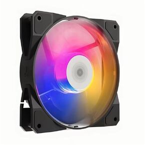 120 مم RGB LED 12V PWM 4Pin 1100RPM مروحة تبريد صامتة لحالة الكمبيوتر ألعاب تبريد المياه مع سلسلة قابلة للتوصيل كبيرة (أبيض) in Kuwait