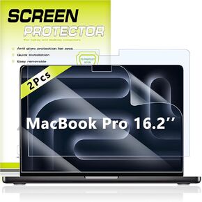 2 PACK 16.2inch Anti Blue Light Screen Protector for 2026-2021 MacBook Pro 16 inch M5-M1 Pro/Max,Anti-glare,Anti-fingerprint Computer Screen Cover in Kuwait