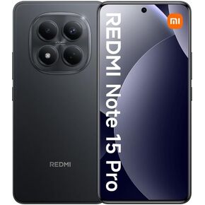 XIAOMI Redmi Note 15 Pro 4G LTE Ai (متوافق مع Tmobile Mint Tello & Global) (512 جيجابايت + 12 جيجابايت) 6.77 بوصة 120 هرتز 200 ميجابكسل موديل الكاميرا 25100RA69G غير مقفلة بشريحتي اتصال Liberado (رمادي تيتانيوم) in Kuwait