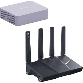 GL.iNet MT5000 (Brume 3) High-Speed Wired VPN Security Gateway & GL.iNet GL-BE9300 (Flint 3) Tri-Band WiFi 7 Router in Saudi Arabia