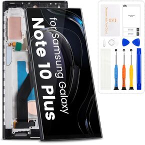 for Samsung Galaxy Note 10 Plus Screen Replacement for Samsung Note10+ LCD Display SM-N975 SM-N976 Touch Digitizer Assembly with Repair Kits(Incell,No Fingerprint,Black with Frame) in Kuwait