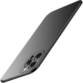 Casechics متوافق مع حافظة iPhone، جراب هاتف فاخر غير لامع من البولي كربونات الصلب رفيع للغاية وخفيف الوزن لحماية عدسة الكاميرا غطاء ناعم مقاوم للصدمات (أسود، iPhone 17) in Kuwait