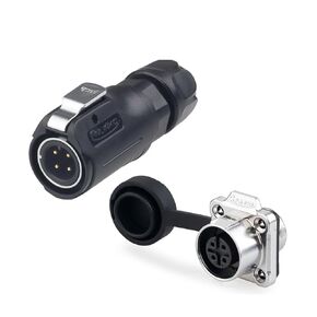 LP-12 2 دبوس ~ 8 دبوس موصل IP68 مقاوم للماء كهربائي دائري للمعدات الخارجية الآلات الصناعية الشمسية (قابس 7 دبوس) in Kuwait