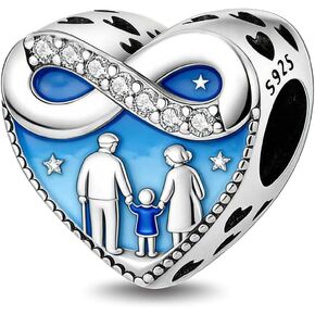 MICOO 925 Sterling Silver Charms for Bracelets and Necklaces Music Travel Dangle Pendants Beads Love Lucky Charms Butterflies Dogs Charms Gift for Women Girls in Saudi Arabia