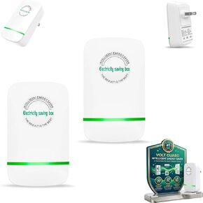 Electricity Saving Box Smart Power Saver Plug, Voltage Stabilizer & Surge Protector, Plug-in Energy Saver Device 90V-250V for Home Office, Compact and Easy Installation (4 Pcs) in Saudi Arabia