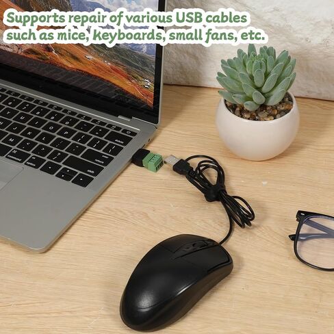 2 حزم موصلات USB 2.0 بدون لحام، USB 2.0 نوع A ذكر إلى 4 دبوس موصل كتلة طرفية بدون لحام من النوع A موصل كتلة طرفية محمول قابل للتوصيل محول ذكر 300 فولت 8 أمبير in Kuwait