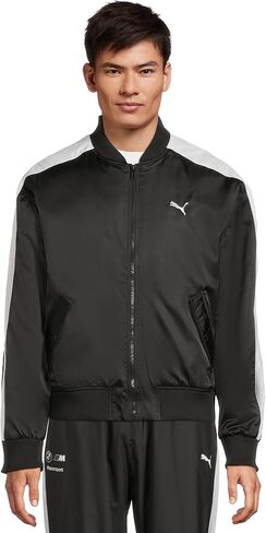 PUMA Mens T7 Bomber Jacket Athletic Outerwear Casual in Saudi Arabia
