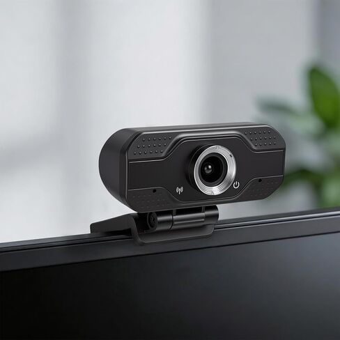 كاميرا ويب USB مع ميكروفون مدمج، دقة 1080 بكسل كاملة، التوصيل والتشغيل، كاميرا ويب للكمبيوتر المكتبي، دروس عبر الإنترنت in Kuwait
