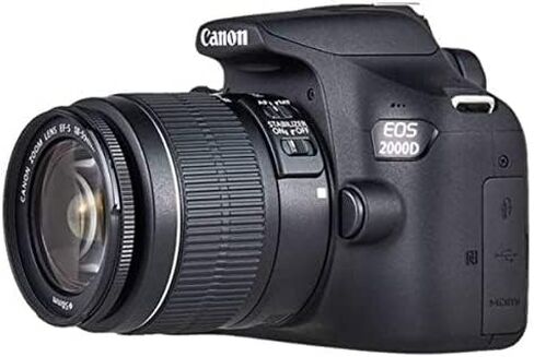 كانون الدولية كاميرا Canon EOS 2000D (Rebel T7) DSLR مع مجموعة ملحقات Canon EF-S 18-55mm F3.5-5.6 III وعدسة Sunshine Photo الاحترافية... (تجديد) in Kuwait