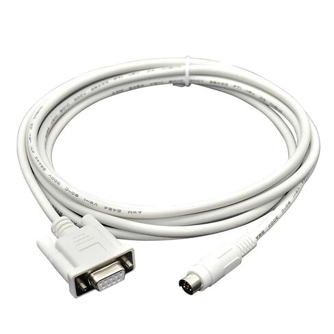 DVPCAB215 مناسب لكابل البرمجة PC-DVP تنزيل سلك بيانات واجهة RS232 التسلسلي (DVPCAB215 (أبيض)، 3 متر) in Kuwait
