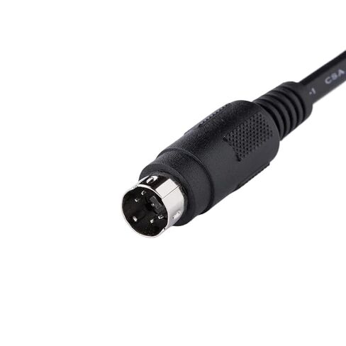 كابل برمجة USB-HW لخط تنزيل اتصالات سلسلة E/S/H/C/T مستدير 4Pin RS232 in Kuwait