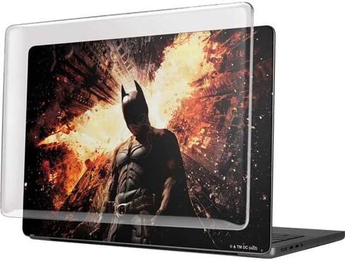 حافظة Skinit + غلاف متوافق مع جهاز MacBook Pro 14in (2021) - تصميم Warner Bros The Dark Knight Rises المرخص رسميًا in Kuwait