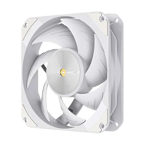 مروحة صامتة T20 120 مم 4Pin PWM، مراوح تبريد منخفضة الضوضاء عالية الأداء 2500 دورة في الدقيقة لوحدة المعالجة المركزية/أجهزة الكمبيوتر المخصصة للألعاب ومبرد تبريد المياه (أبيض) in Kuwait