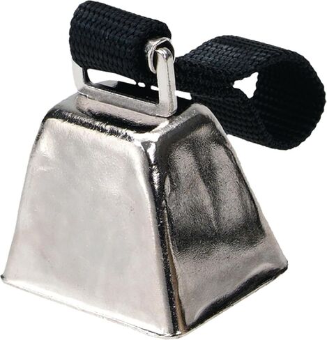 Coastal Water & Woods Nickel Cow Bell for Dogs Pet - Durable Noise Maker - Easy Attachment - Nickel-Plated Material with Nylon Handle in Saudi Arabia