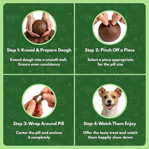 غلاف حبوب منع الحمل للكلاب من Green Coast Pet Pill-a-Pet، بنكهة لحم الخنزير المقدد، 60 قطعة، صنع في الولايات المتحدة الأمريكية in Kuwait