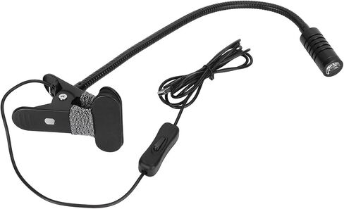 على الضوء، ضوء قراءة مرن 360 درجة مع مصدر طاقة USB وجسم من سبائك الألومنيوم، للطلاب الذين يقرؤون على سطح المكتب أو اللوح الأمامي in Kuwait