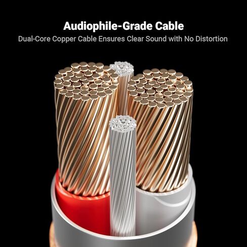 Fosi Audio P4 Mini Preamp مع 3 مداخل RCA، مضخم صوت منزلي ستيريو مسبق و3.5 ملم إلى كابل RCA 3.9 قدم in Kuwait