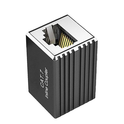 محول موصلات كابلات إيثرنت اقتران RJ45 محمي بشكل معدني مدمج، نقل بيانات بسرعة 1 جيجابت في الثانية/10 جيجابت في الثانية in Kuwait
