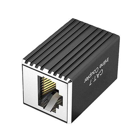 محول موصلات كابلات إيثرنت اقتران RJ45 محمي بشكل معدني مدمج، نقل بيانات بسرعة 1 جيجابت في الثانية/10 جيجابت في الثانية in Kuwait