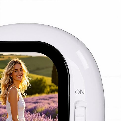 شاشة Vlog Selfie Monitor المحمولة واي فاي شاشة الكاميرا الخلفية المغناطيسية للبث المباشر التوصيل والتشغيل للمبدعين ومدوني الفيديو ABS، PC 2.1 بوصة دقة 410 × 502 in Kuwait