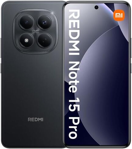 XIAOMI Redmi Note 15 Pro 4G LTE Ai (متوافق مع Tmobile Mint Tello & Global) (512 جيجابايت + 12 جيجابايت) 6.77 بوصة 120 هرتز 200 ميجابكسل موديل الكاميرا 25100RA69G غير مقفلة بشريحتي اتصال Liberado (رمادي تيتانيوم) in Kuwait