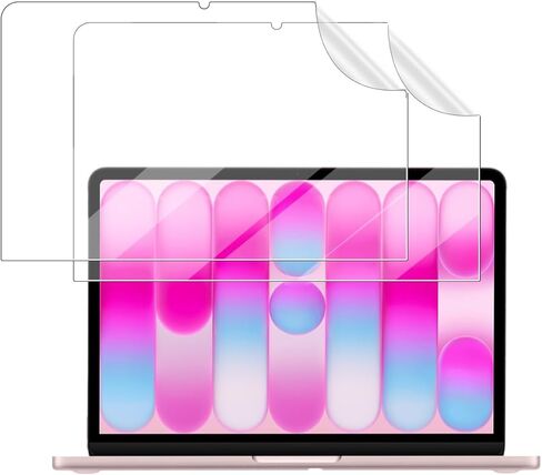 عبوتان من غشاء واقي شاشة الكمبيوتر المحمول MacBook Neo مقاس 13 بوصة - حماية شاشة مرنة عالية الوضوح مضادة للخدش، خالية من الفقاعات، طبقة ناعمة واقية شفافة عالية الدقة in Kuwait