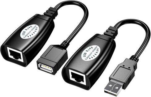 SMAKNÂ USB Over Cat5/5e/6 Extension Cable RJ45 Adapter Set in Kuwait