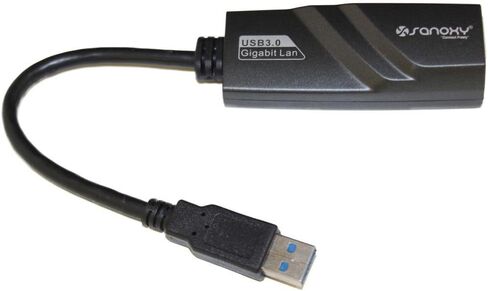 SANOXY® USB 2.0 to 10/100/1000Mbps Gigabit Ethernet LAN Network Adapter/USB 2.0 GIGABIT Network 10/100/1000 RJ45 Adapter in Kuwait