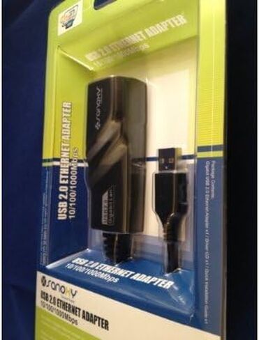SANOXY® USB 2.0 to 10/100/1000Mbps Gigabit Ethernet LAN Network Adapter/USB 2.0 GIGABIT Network 10/100/1000 RJ45 Adapter in Kuwait