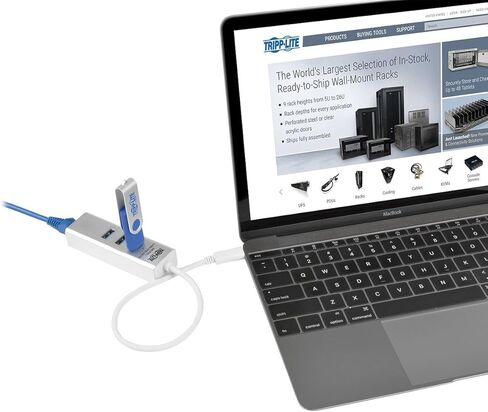 محول USB 3.1 Gen 1 جيجابت إيثرنت محمول مع محور 3 منافذ، ألومنيوم in Kuwait