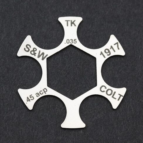 10 مقاطع قمرية - مشبك قمر ممتاز لـ S&W 1917/Colt .45acp Revolver | مشابك قمر سريعة من الفولاذ المقاوم للصدأ لسهولة التحميل والتفريغ | صنع في الولايات المتحدة الأمريكية in Kuwait