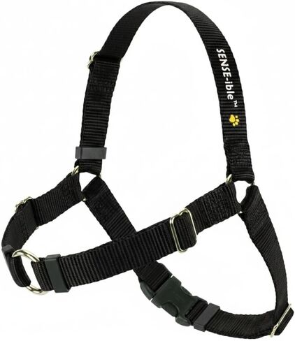 SENSE-ible No-Pull Dog Harness - Black Medium/Large (Narrow) by Softouch in Saudi Arabia