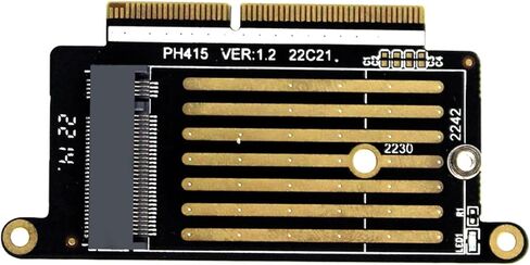 NVMe for M for Key 2230/2242 SSD محول لأواخر 2016 2017 13 "A1708 ترقية بطاقة المحول تعمل لـ M لمفتاح SSD in Kuwait
