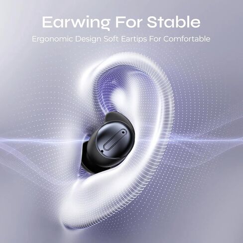 Sleep Earbuds, Mini ANC Earbuds with Sleep Mode,All-Day Comfortable Fit for Side Sleepers,BT 6.0 HiFi Stereo Sound,Touch Control, Noise Isolation Ear Buds for Sleeping/Working in Kuwait