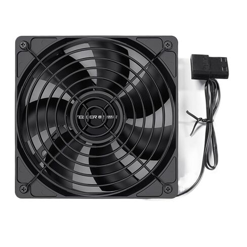 B12025 مروحة كمبيوتر عالية السرعة 120 مم 3000PRM حجم هواء كبير 4Pin PWM Fan للكمبيوتر BTC التعدين هيكل التعدين مروحة (4 دبوس صغير) in Kuwait