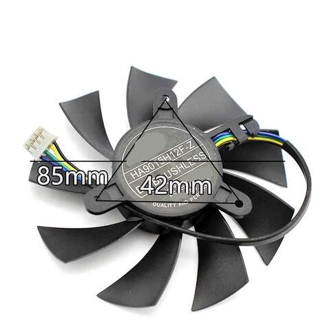 مروحة تبريد GPU 85 ملم 12 فولت لـ GTX 1060، GTX 950، R7 360 - HA9015H12SF-Z مروحة تبريد بديلة in Kuwait