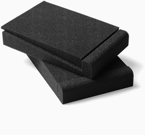 Edifier R1280DBs Active Bluetooth Bookshelf Speakers with SS5 Monitor Isolation Pads Bundle, Studio Speaker Set with Optical Input & High-Density Acoustic Foam Stands, Black in Kuwait